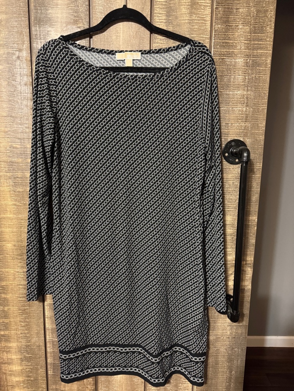 Michael Kors dress chain link pattern